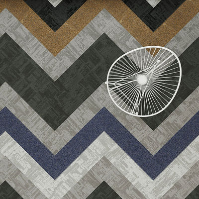 Carreaux de tapis pliables de design moderne pour le bureau, le salon, l'hôtel et la maison