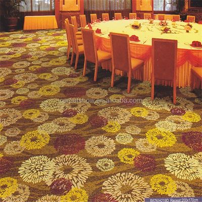 Couleur personnalisée Tapis de cinéma Axminster pour le cinéma Tapis de sol Broadloom