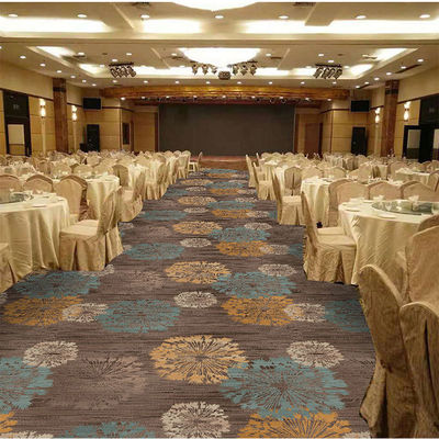 Modèle personnalisé en laine tissée en nylon Luxe Axminster Hotel Tapis de salle de bal pour voitures Prière