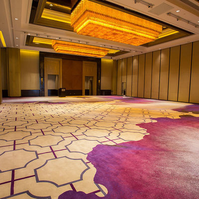 Jute ou PP support floral Axminster Tapis mural à motifs de 80% de laine et 20% de nylon