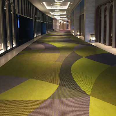 Jute ou PP support floral Axminster Tapis mural à motifs de 80% de laine et 20% de nylon