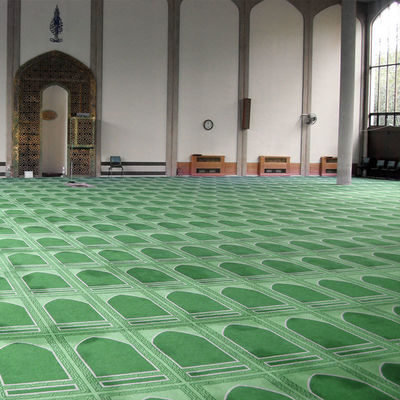 Rouleau de tapis Axminster coussiné de style musulman sur mesure pour l'église