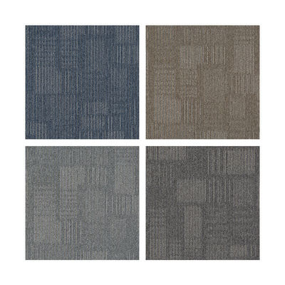 Portals imperméable à l'eau en nylon carré ou rectangulaire PVC modulaire carpet de bureau carreaux 50 * 50cm