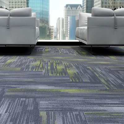 Bureau style moderne 100% Resilya Nylon carré linéarité de sol amovible tapis 50x50