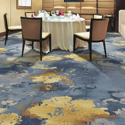 Tapis blanc imprimé en nylon sur mesure pour les hôtels Chambres à coucher Couloirs Voitures et salles de banquet