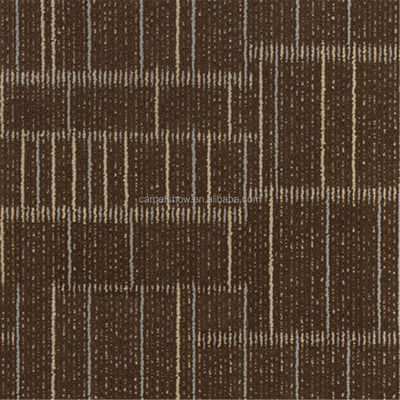 100% PP Stripe Design Office Carpet Tile BALANCE pour le secteur commercial de la Malaisie
