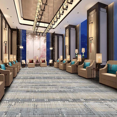 Tapis d'hôtel Axminster imprimé sur mesure avec motif moderne pour la fabrication murale