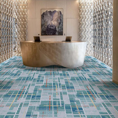 80% de laine 20% de nylon Antimicrobien Salle de banquet Tapis d'hôtel Tapis pour chambre d'hôtel