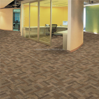 Carreaux de tapis de bureau 50x50 avec motifs imprimés en jacquard faits à la main et conception antidérapante