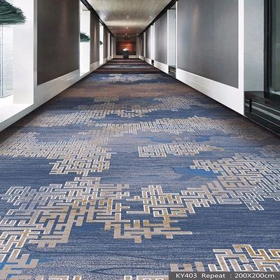 Tapis rayé imprimé en nylon en jute ou en PP en 36 couleurs pour l'allée de l'hôtel