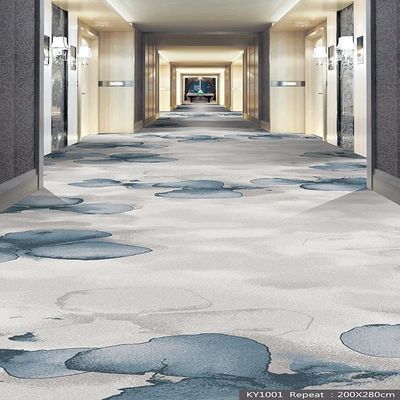 Tapis rayé imprimé en nylon en jute ou en PP en 36 couleurs pour l'allée de l'hôtel