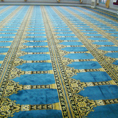 Tapeau en nylon en laine d'Axminster douce pour la salle de réunion de prière de la mosquée