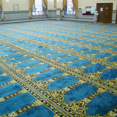 Tapeau en nylon en laine d'Axminster douce pour la salle de réunion de prière de la mosquée