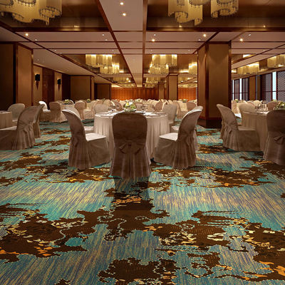 Hôtel de luxe Salle de banquet Salle de bal insonorisée Tapis Axminster 7x7-7x12 Densité