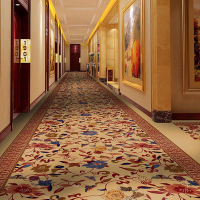 Pile en boucle Alfombra Axminster Runner Tapis pour un hôtel 5 étoiles Salle de banquet Plancher
