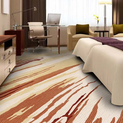 Taille personnalisée 80% laine 20% nylon rembourré tapis de couloir d'hôtel pour la vente de design moderne