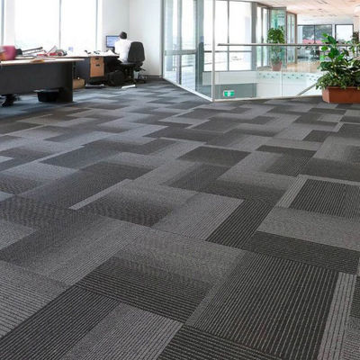 6 couleurs machine tuffé boucle pile nylon carpet insonorisé carreaux avec motif abstrait