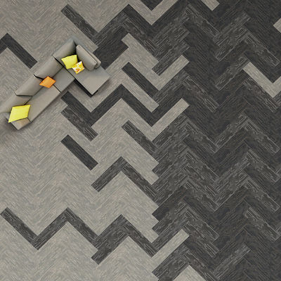 Tapis modulaire pour bureau en nylon, couleur personnalisée