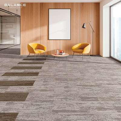 Commercial 100% SD carpet modulaire en nylon avec hauteur de pile 2,5 à 6,5 mm et polyester