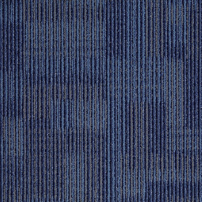 Taille de tufting de 1/12&quot; Carreaux de tapis bleus avec support en PVC et épaisseur totale de 6,0 mm