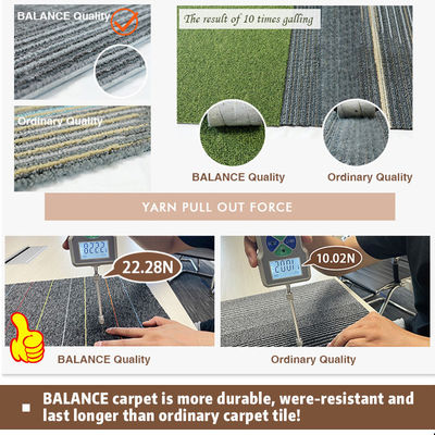 Salles commerciales Carreaux modulaires rembourrés avec support en PVC et matériau étanche