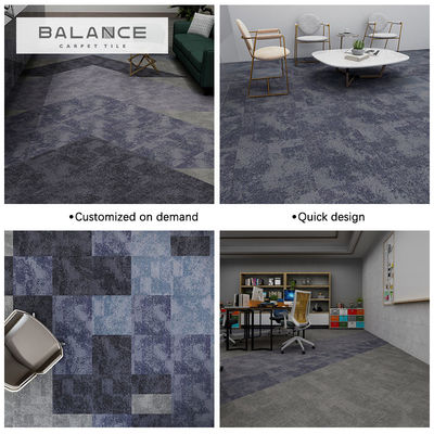 Carreaux de tapis de bureau carrés 50x50 avec un design moderne et un trafic élevé