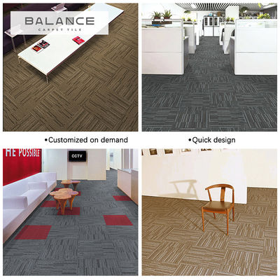 Carreaux de moquette de conception commerciale moderne avec caractéristique lavable et hauteur de pile moyenne