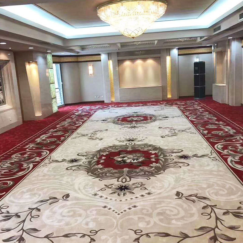 Tapis de sol d'hôtel 5 étoiles en couleur personnalisée pour le salon de luxe de design moderne