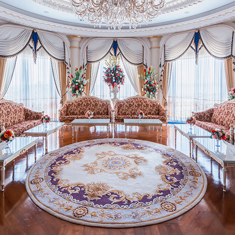 Tapis en laine à la main en soie pour salon salle à manger couloir villa