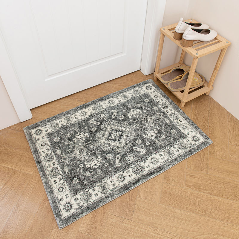 Tissu de chambre imprimé sur mesure en polyester tufté pour tapis de salon écologique
