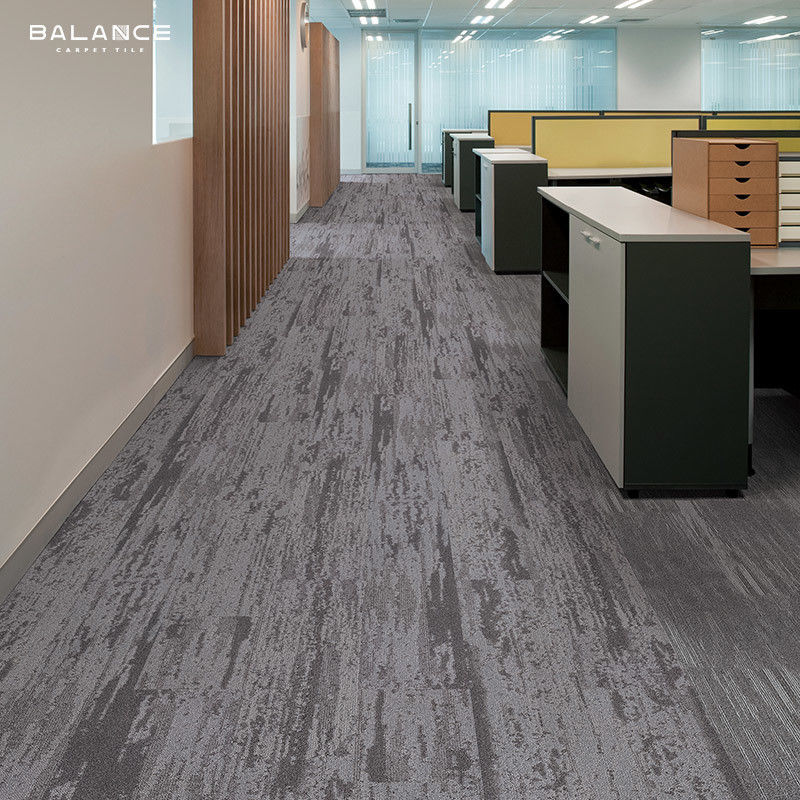 Carpets modulaires pour bureaux Carreaux de tapis en nylon en PVC carrés insonorisés pour aéroports
