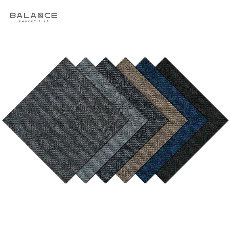 Piles à boucle de niveau multifonctionnel 50x50cm ou planche Carpet commercial 100% SD Modulaire en nylon