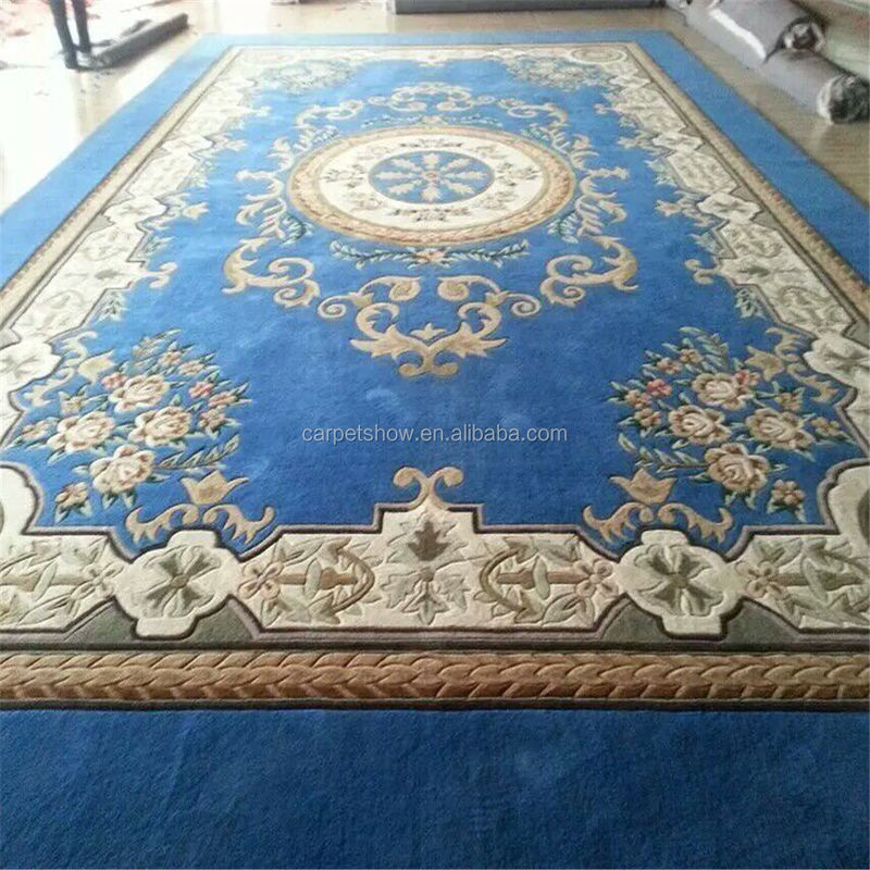 Tapis à motifs floraux rectangulaires 100% laine Acrylique Tufted Cut Pile 10 mm d'épaisseur pour la prière de salle de bain