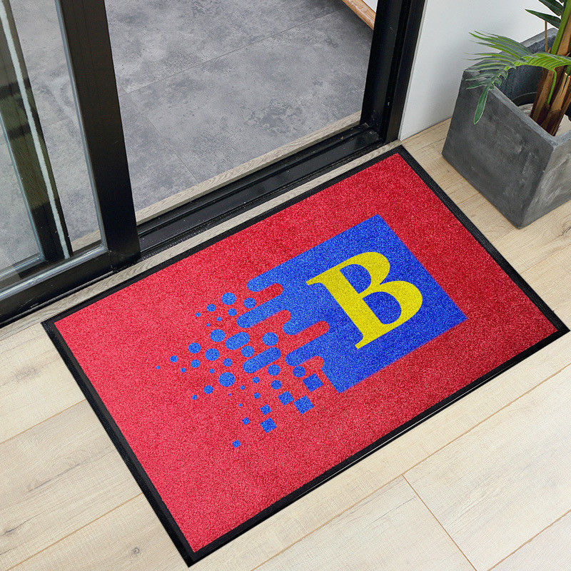 Tapis de porte antidérapant PVC coil coussin de sol pour accueil tapis de porte d'entrée