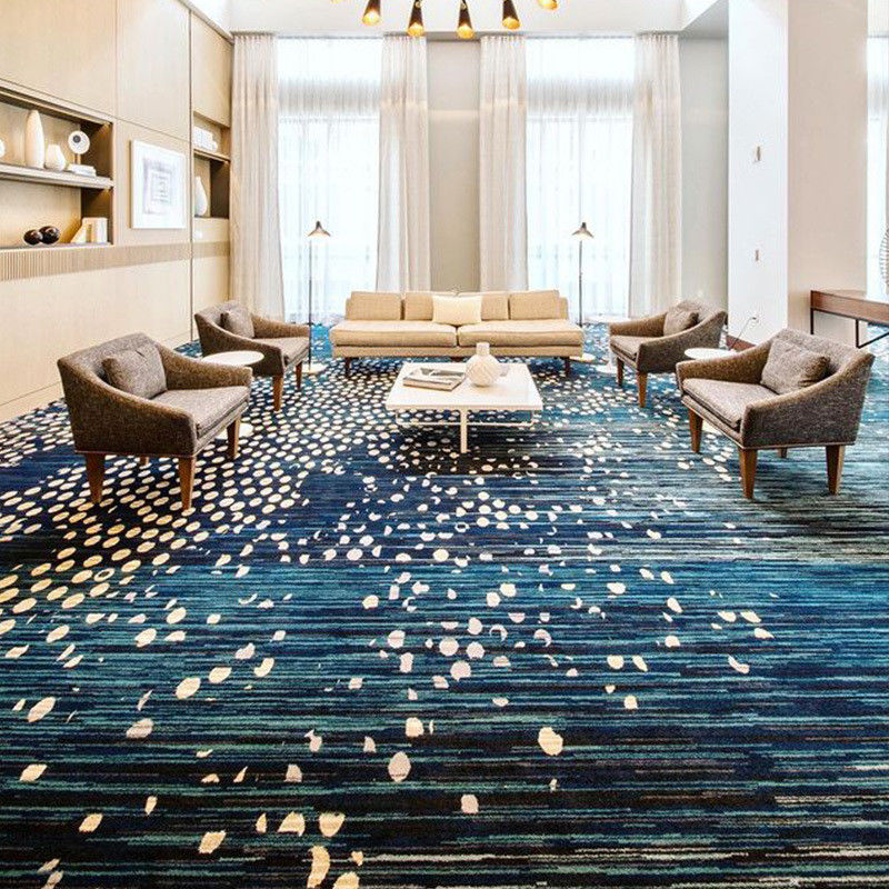 Tapis d'hôtel de luxe de style oriental avec support en jute ou en PP et design contemporain