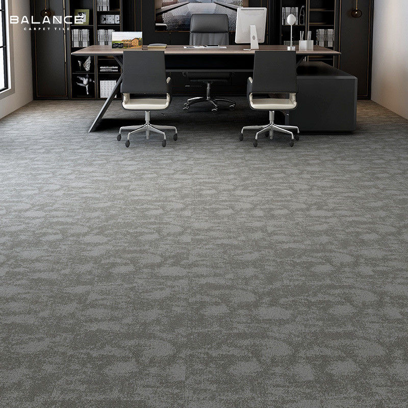 50 X 50 Mulit niveau boucle pile lavable commerciaux noir carpet de bureau carreaux pour le bureau