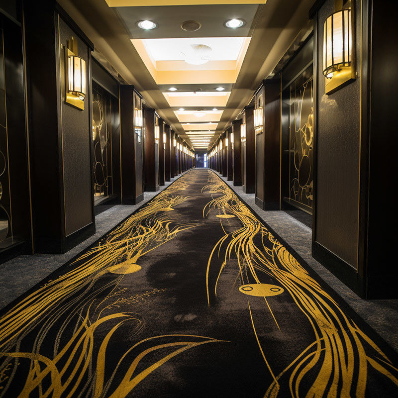 80% laine 20% nylon paroi à paroi tapis axminster pour le commerce fourni par tapis