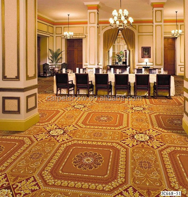 Hôtel Décoration mur à mur Design moderne Tapis de haute qualité avec style Jacquard