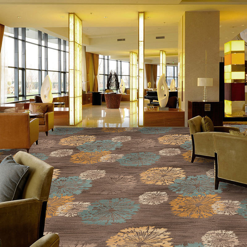 Jute ou PP support floral Axminster Tapis mural à motifs de 80% de laine et 20% de nylon