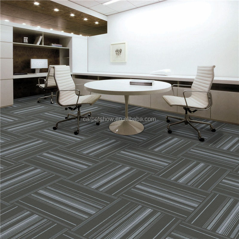 500mm*500mm PP Modulaire Carpet Carreaux de PVC de la machine de soutien Fabriqué Carpet pour la chambre à coucher