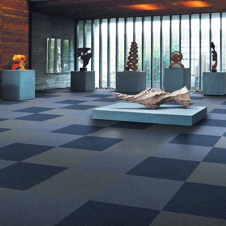 Carreaux de moquette en PVC de surface en PP décoratif pour des bureaux commerciaux