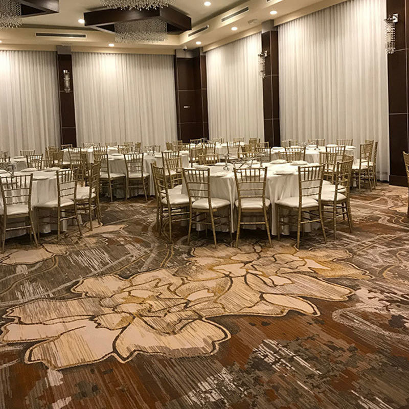Tapis en polyamide de style hôtelier, rouleaux à tufts mous pour l'intérieur et l'extérieur