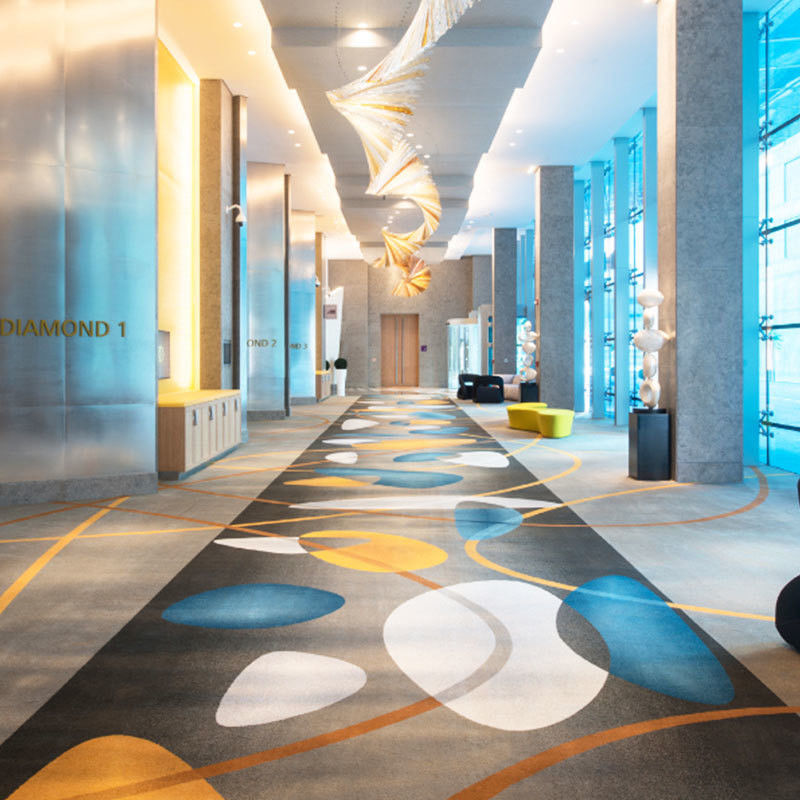 Moderne style abordable Tapis Axminster Salle plancher Alfombra pour les salles de banquet