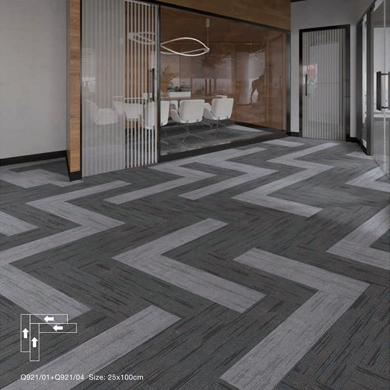 50x50cm Piles moyennes Abstract Pattern Carpet personnalisé pour le design de bureau à domicile moderne
