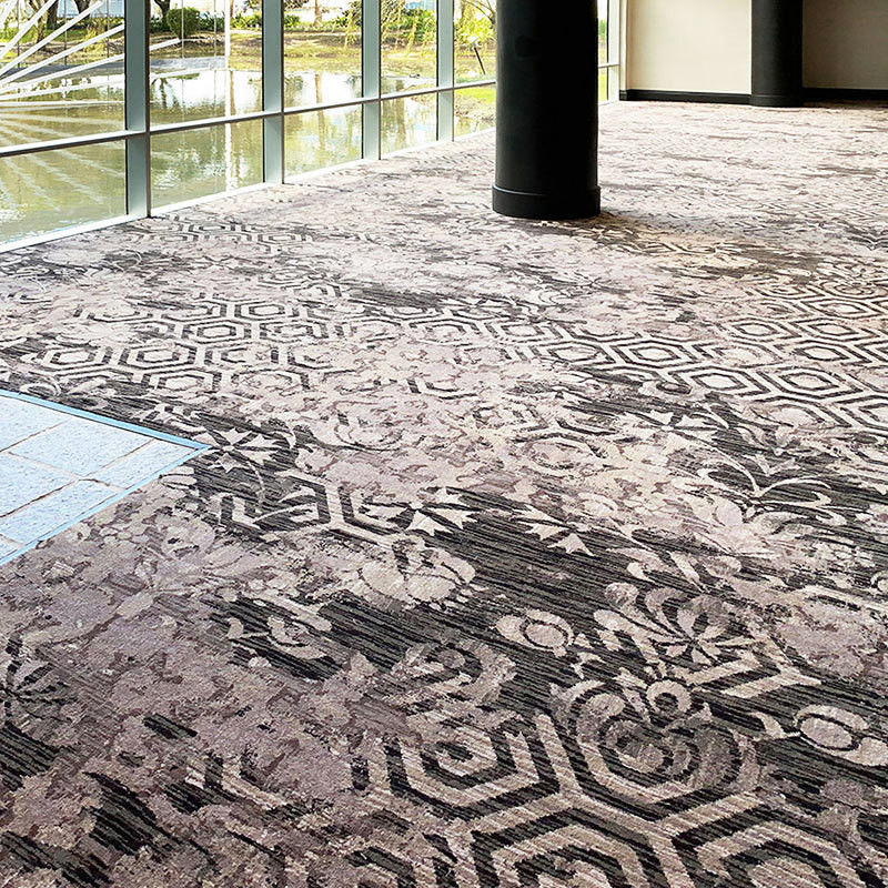 Tapis à l'axe pour hôtels en laine/nylon/PP Tapis salon chambre à coucher
