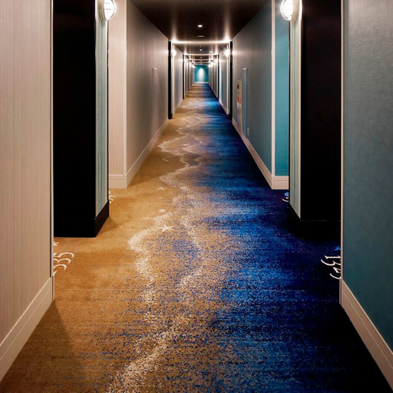 Tapis de sol pour hall d'entrée d'hôtel commercial de 3,66 m ou 4 m de largeur