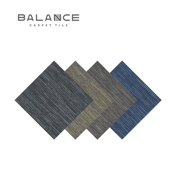 2.5/4.0 mm Hauteur de pile Carreaux de tapis en nylon PP avec support bitumineux de chez Affordable