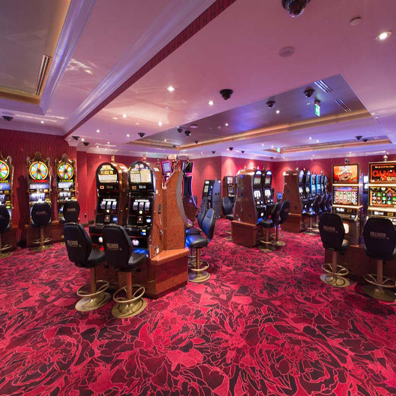 Couleur personnalisée 100% Nylon pour le sol du casino Axminster