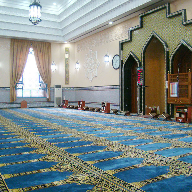 Tapeau en forme rectangulaire moelleux Tapeau de mosquée sur mesure pour le salon Hauteur moyenne de la pile