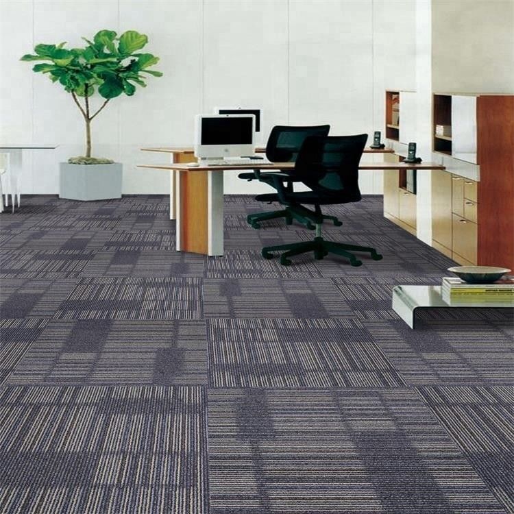 Hauteur de la pile 4 mm 650 g/m2 50x50 cm Carreaux carrés Tapeau de bureau en design moderne 100% nylon